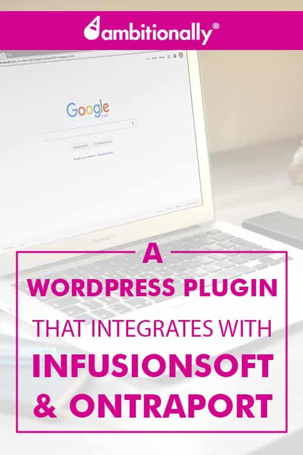This WordPress Plugin Integrates With Infusionsoft | Building a membership site!