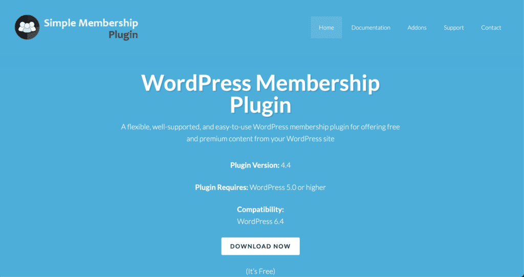 WordPress plugin membership