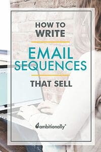 Featured Image With Text: How to Write Email Sequences That Sell