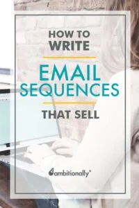 Featured Image With Text: How to Write Email Sequences That Sell