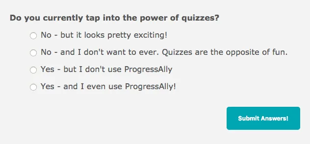 quiz screenshot