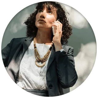 integration_who_1 - AccessAlly Photo woman on cell phone