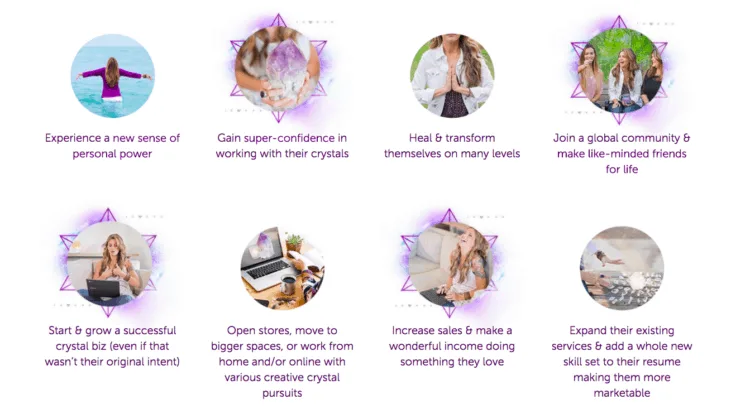 Screenshot of Hibiscus Moon's course listing