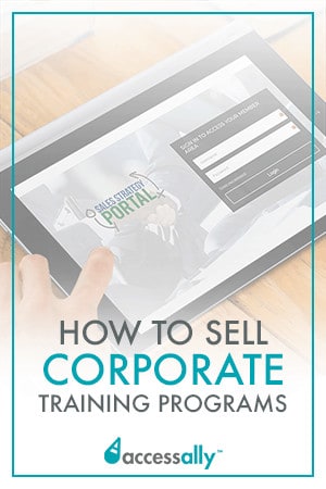 Curious about selling your expertise to corporations? Find out how you can get in on the action by learning how to sell corporate training programs (online or off). #onlinelearning #corporatetraining #selltocorporations #digitalmarketing