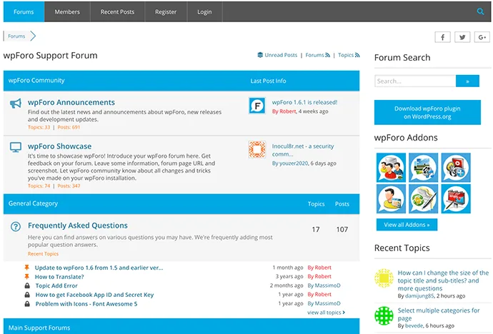WpForo membership forums