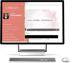 membership site design example