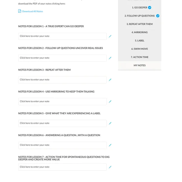 4- Course Notes - AccessAlly Private notes area