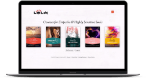 online course cross selling dashboard design example