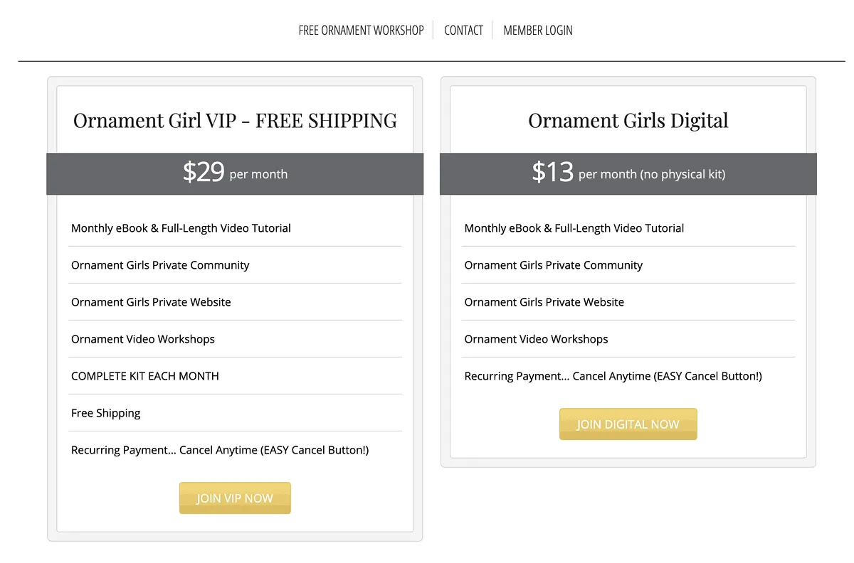 Membership Site Tier Examples using AccessAlly plugin for WordPress