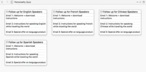 Optin Quiz Follow Up Segments