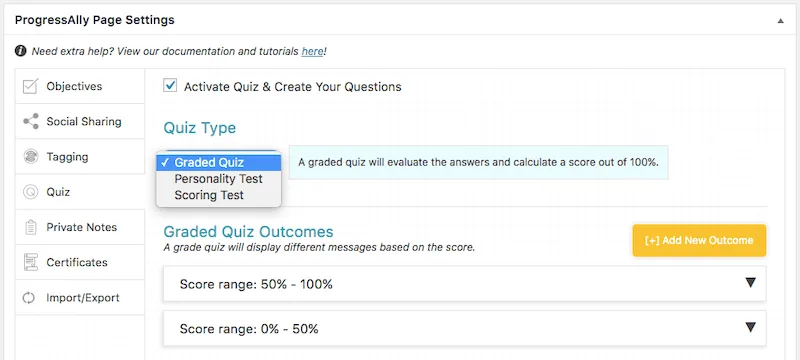 Creating a quiz to answer questions and provide resources for your audience 