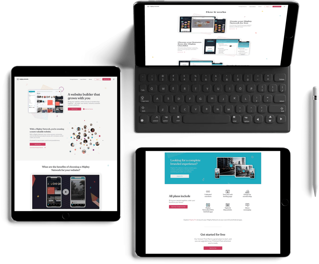 MightyNetworks Laptops