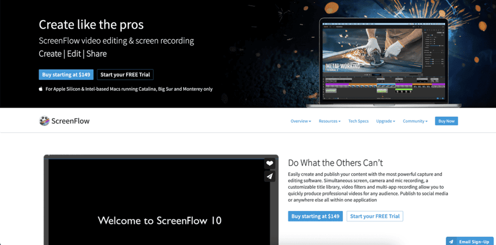 Screenflow overview