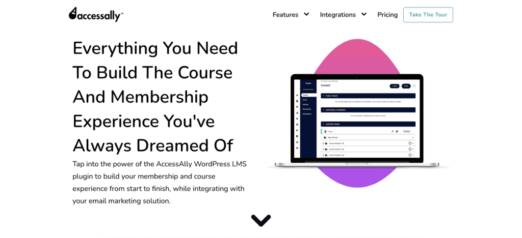AccessAlly feature page