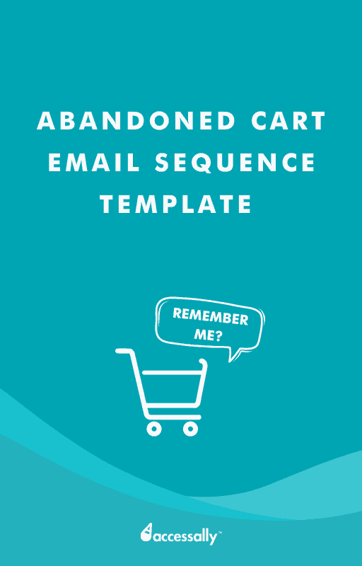 Abandoned cart email sequence template cover