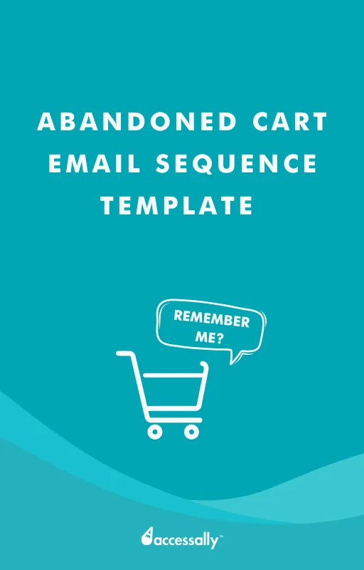 Abandoned cart email sequence template cover