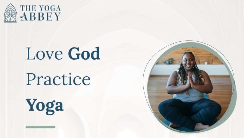 The Yoga Abbey landing page.
