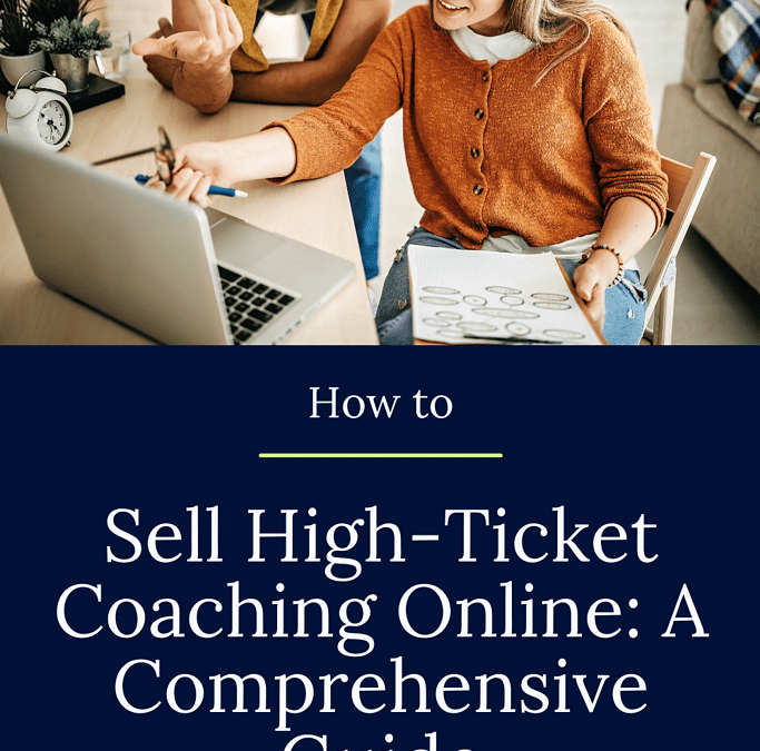 How to Sell High-Ticket Coaching Online: A Comprehensive Guide - Laptop Image