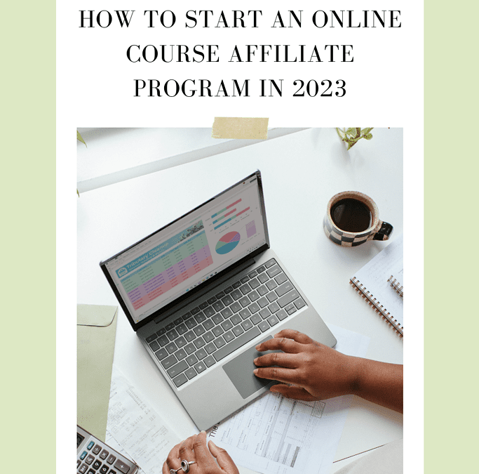 How to Start an Online Course Affiliate Program in 2023 - Laptop Image