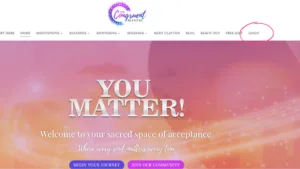 Main website with subdomain