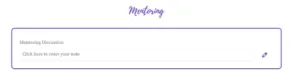 Private Note Discussion Box