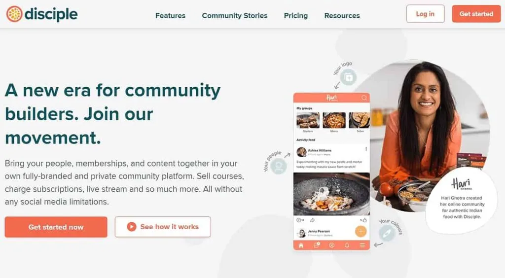 disciple-create-accessible-mobile-apps-for-your-online-community - AccessAlly Disciple landing page.