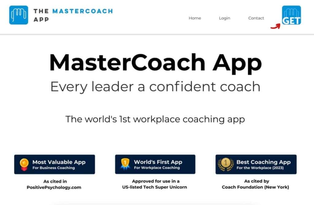 MasterCoach App for workplace coaching solutions