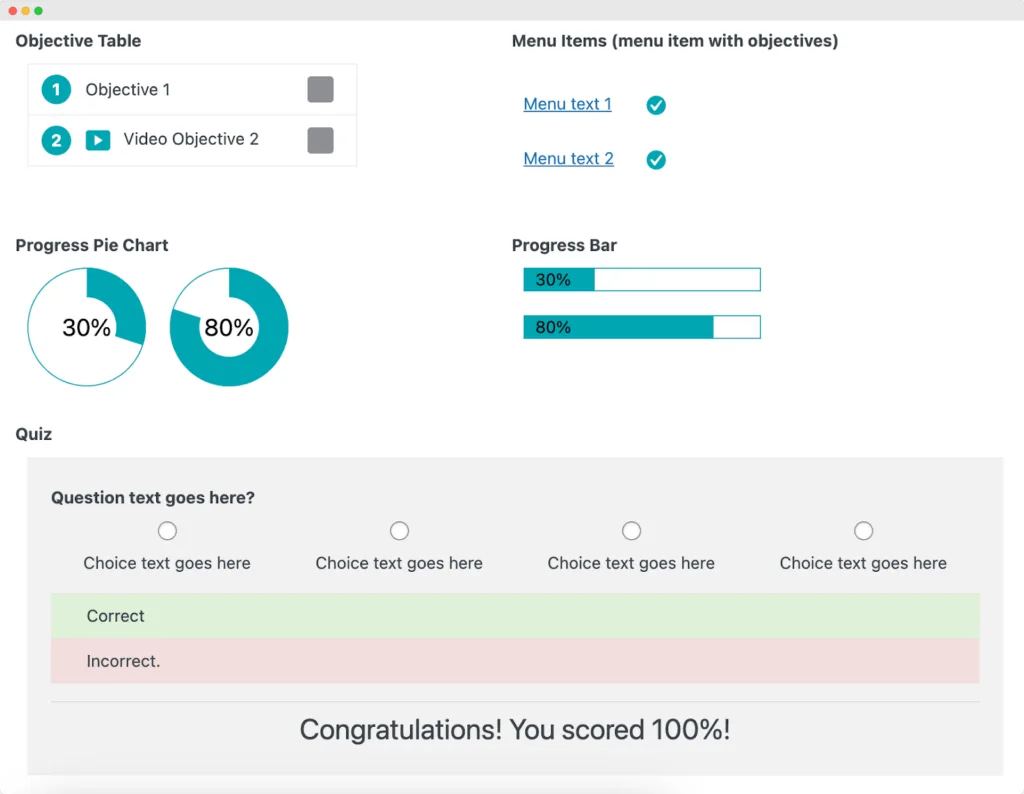 progressally-progress-bars-and-charts - AccessAlly Progress bars and pie charts added using ProgressAlly