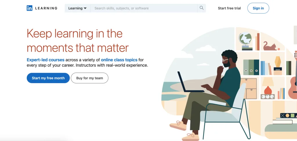 LinkedIn Learning best online learning platforms
