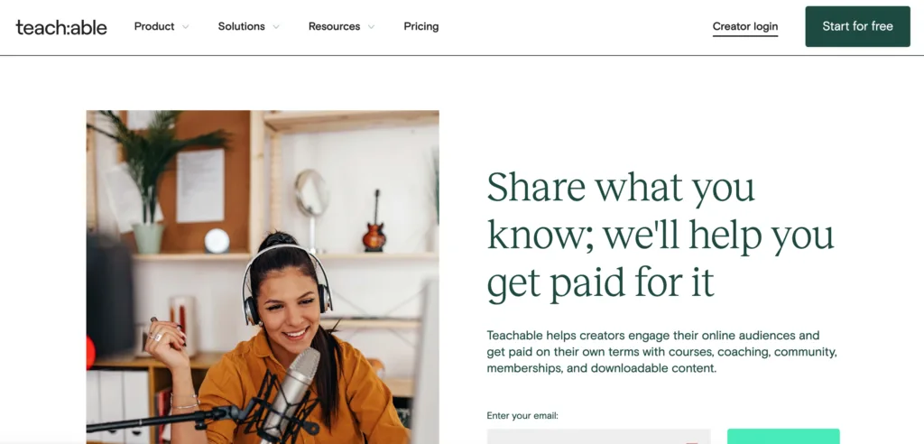 Teachable-best-membership-site-platforms - AccessAlly