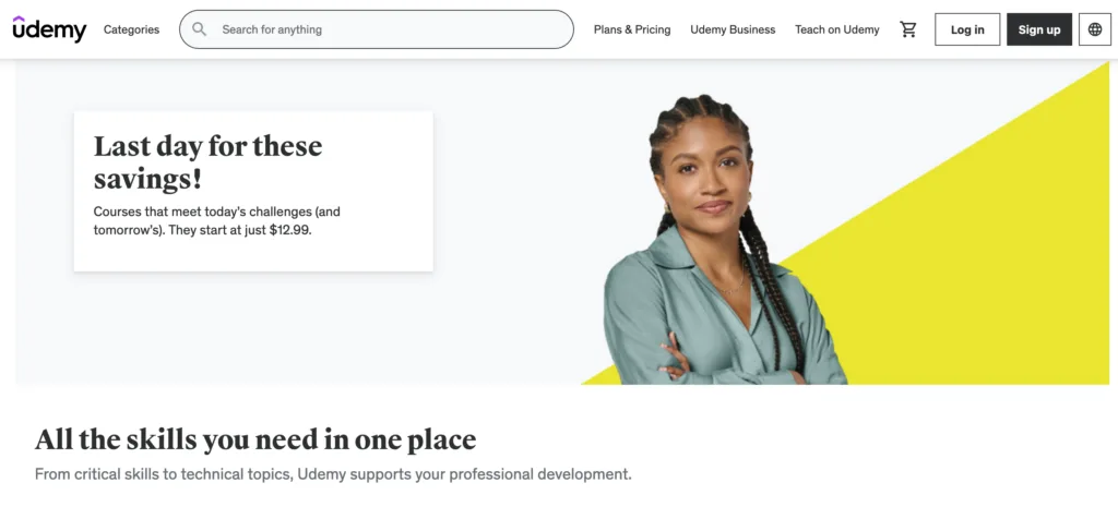 Udemy learning platforms online