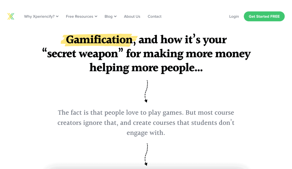 Xperiencify learning gamification platform