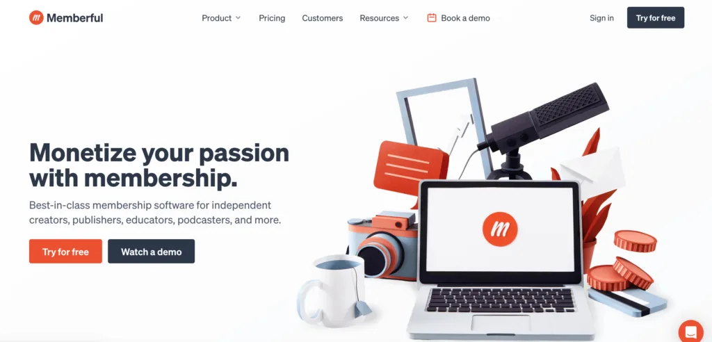 best-membership-site-platforms-Memberful - AccessAlly membership site platforms