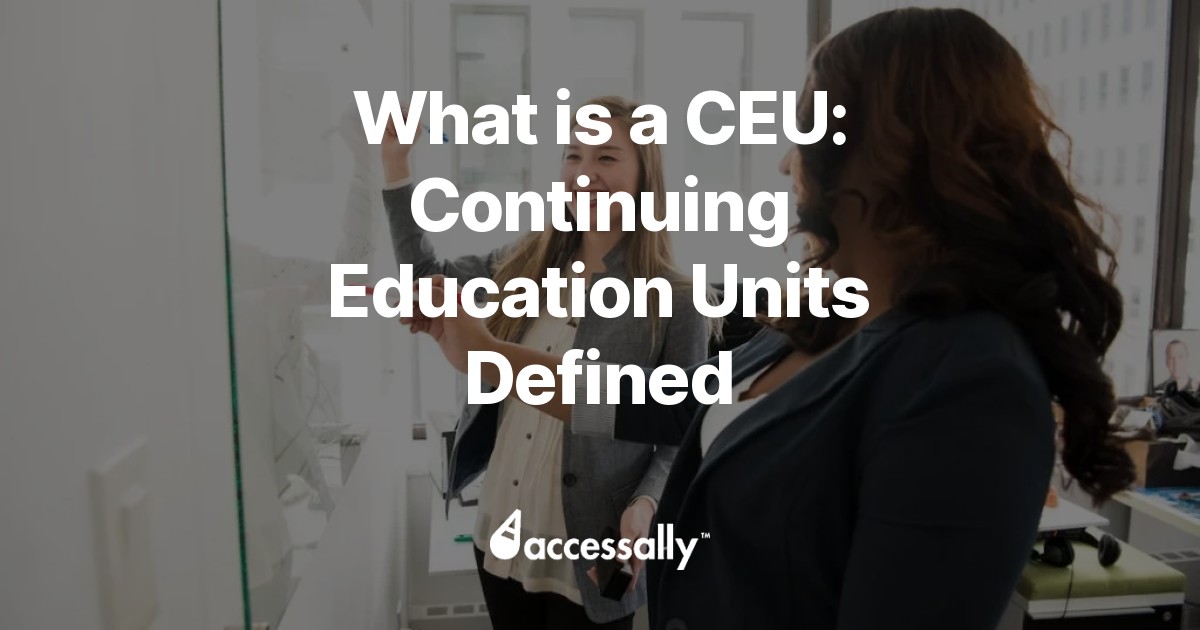 How To Incorporate CEU Into Your Online Course AccessAlly